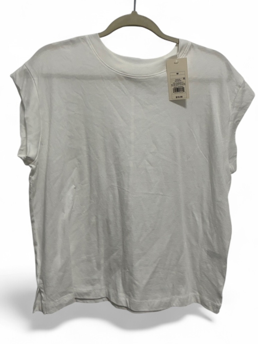 NWT a new day White Short Sleeve Crewneck Tee